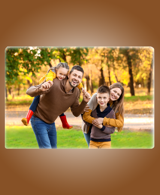 Porcelain photo in square shape (full surface)